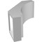 Ekena Millwork 5 1/2-in. W x 10-in. D x 14-in. H Imperial Architectural Grade PVC Knee Brace BRCP055X10X14IMP - alternate 5